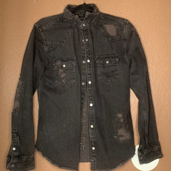 Zara Jackets & Coats Zara Man Black Jean Jacket Poshmark